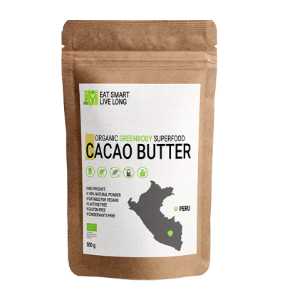 CACAO BUTTER - PERU - 500 g - kakaové maslo